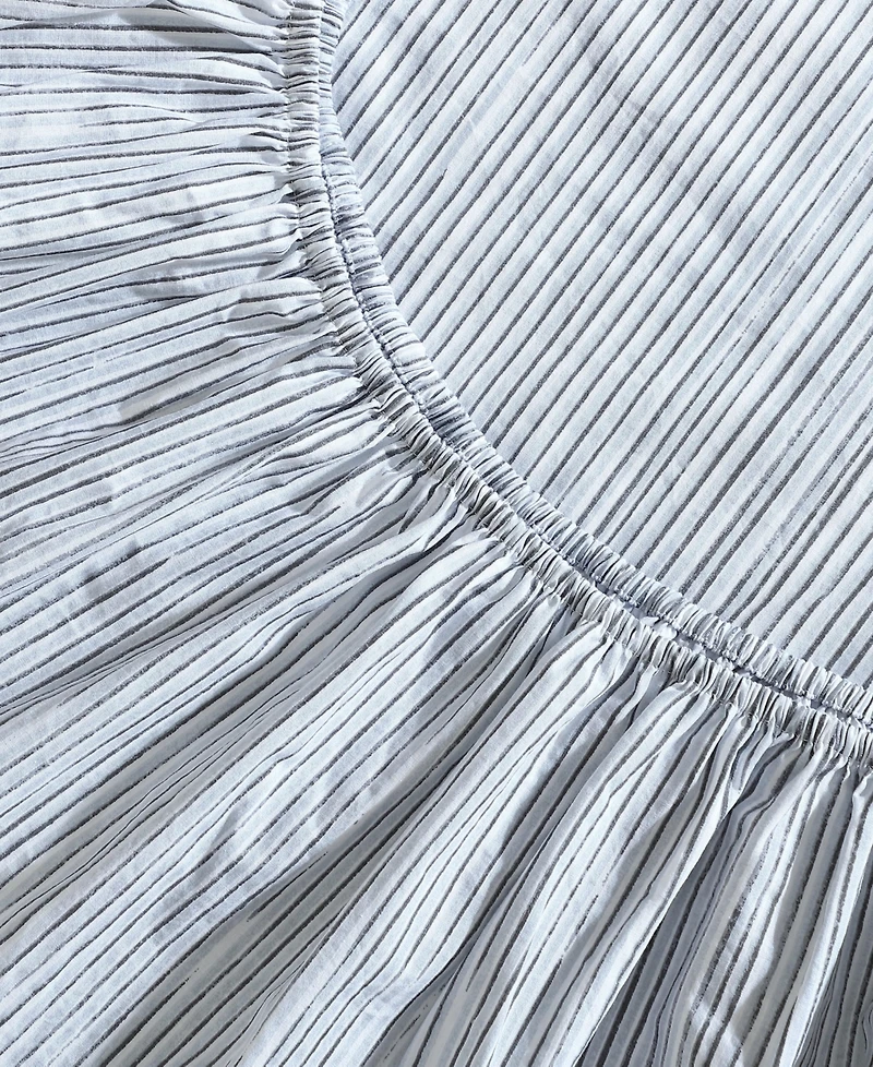 Closeout! Calvin Klein Washed Cotton Percale 4-Pc. Sheet Set