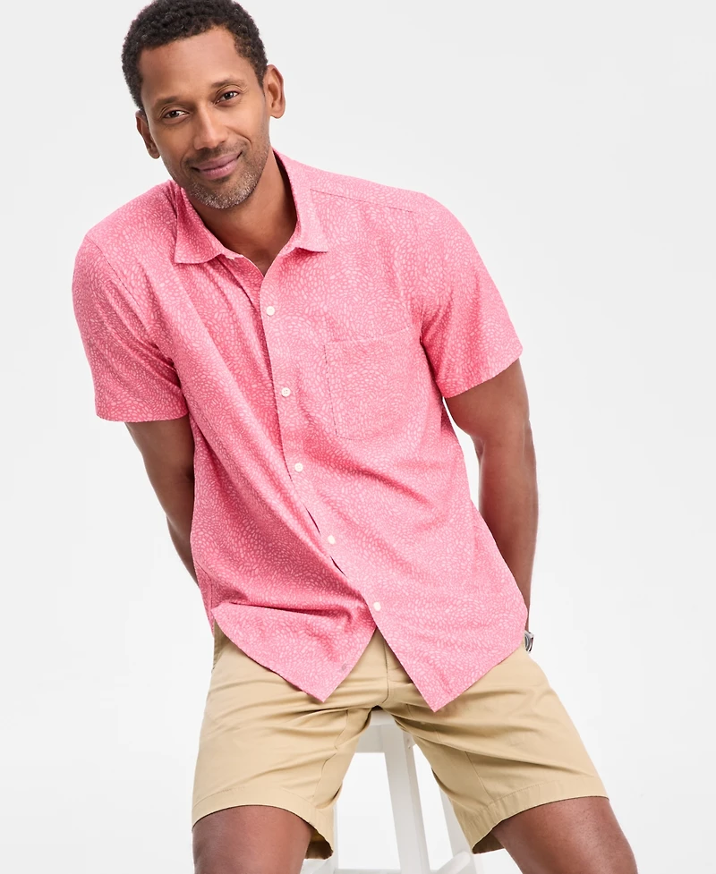 Tommy Bahama Men's Coast Dot Drift Printed Short-Sleeve Shirt