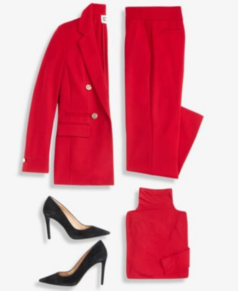 Anne Klein Blazer Turtleneck Pants