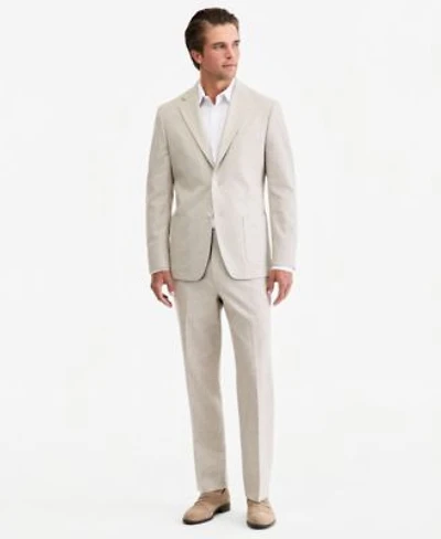 Michael Kors Mens Classic Fit Tan Texture Suit Separates