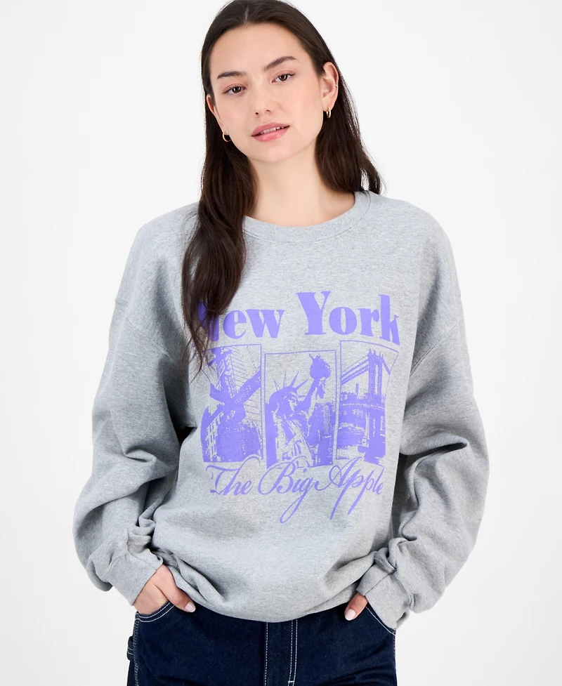 Love Tribe Juniors' New York City Graphic Sweatshirt