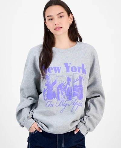 Love Tribe Juniors' New York City Graphic Sweatshirt