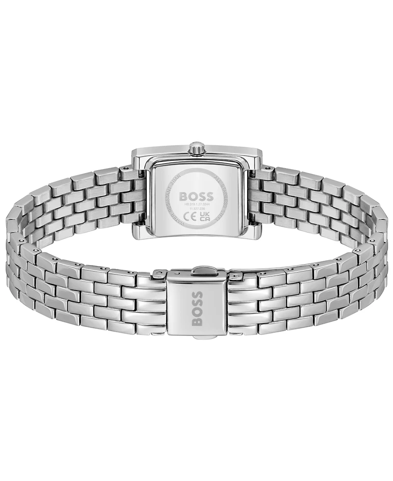 Hugo Boss Women's Lucy Precious Quartz Basic Mini Stainless Steel Watch, 18.50mm