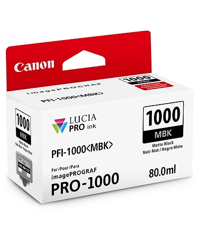 Canon Pfi-1000 Mbk Matte Black Lucia Pro ink for imagePROGRAF Pro-1000