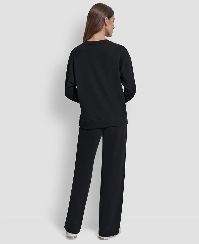 Dkny Jeans Petite Long Sleeves Sweatshirt