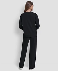 Dkny Jeans Petite Long Sleeves Sweatshirt