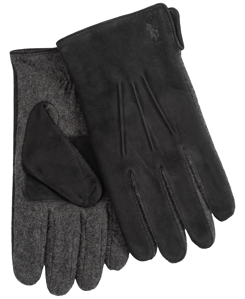 Polo Ralph Lauren Men's Suede Hybrid Gloves