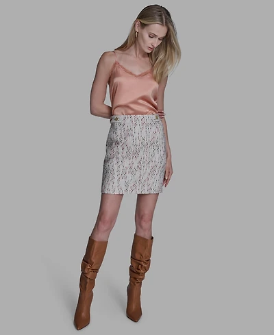 Bcbg Women's Novelty Mini Skirt