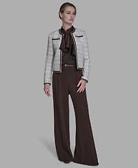 Bcbg Women's Tweed Open-Front Jacket