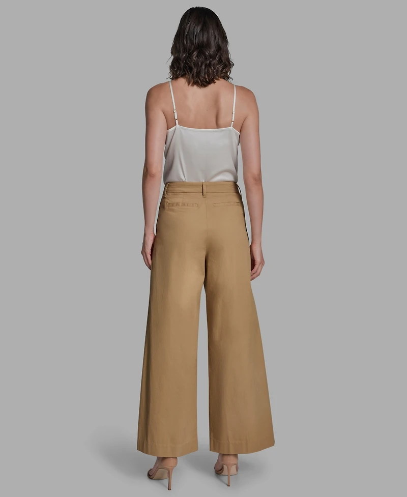 Bcbg Women's Pleated Wide-Leg Pants