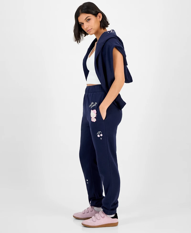Grayson Threads, The Label Juniors' Hello Kitty Fleece Joggers