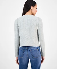 Lucky Brand Women's Pointelle Cardigan