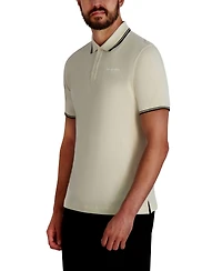 Karl Lagerfeld Paris Men's Spread Collar T-Shirt