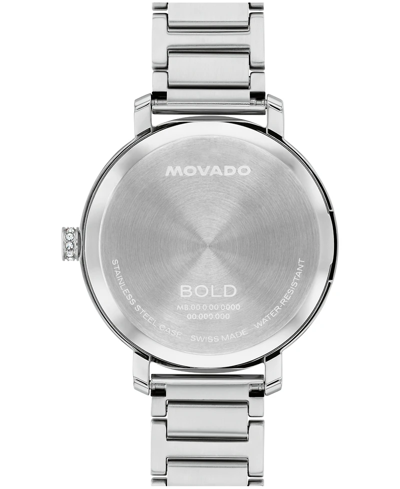 Movado Women's Bold Evolution 2.0 Swiss Quartz Stainless Steel Watch, 34mm