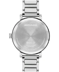 Movado Women's Bold Evolution 2.0 Swiss Quartz Stainless Steel Watch, 34mm