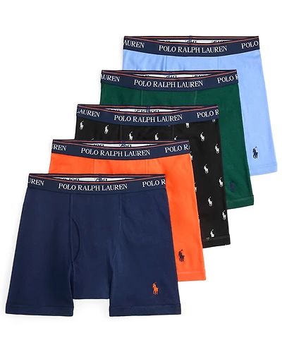 Polo Ralph Lauren Men's 5-Pack Classic Boxer Brief Set
