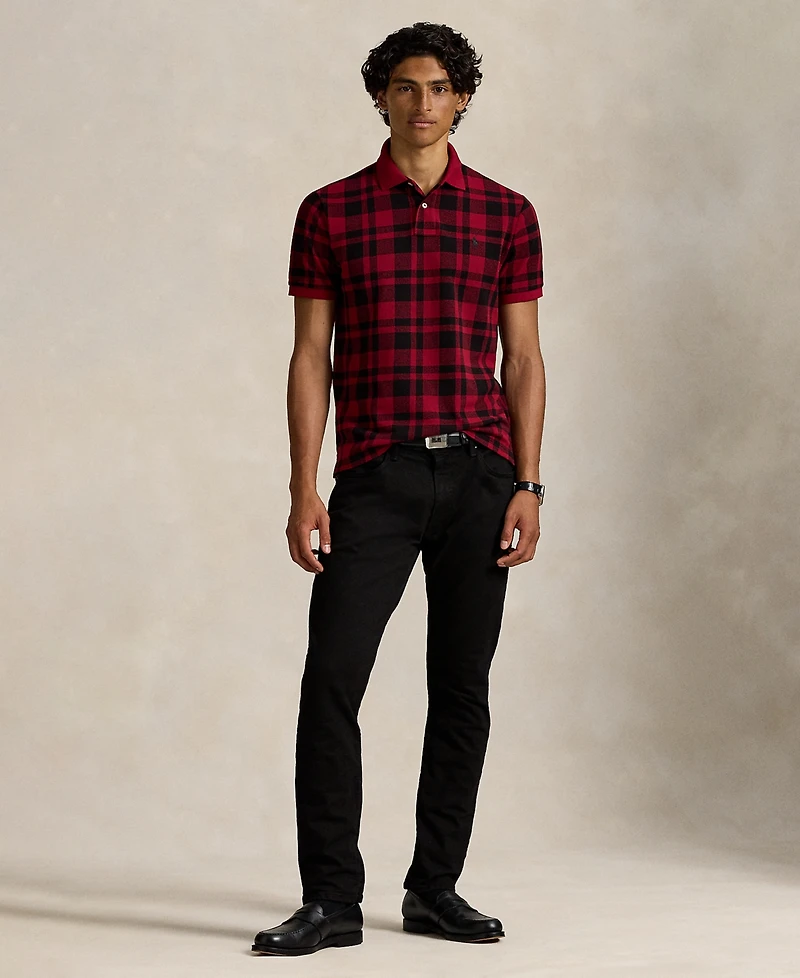 Polo Ralph Lauren Men's Holiday Short Sleeve Polo Shirt - Edged Overcheck