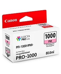 Canon 2 Pack Pfi-1000PM Photo Magenta Lucia Pro ink for imagePROGRAF Pro-1000