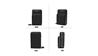 Small Crossbody Cell Phone Bag for Women, Mini Over Shoulder Handbag Purse with Credit Card Slots Black