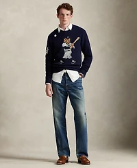 Polo Ralph Lauren Men's Yankees Bear Long Sleeve Sweater
