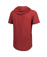 Majestic Men's and Women's Red Indiana Fever Sideline Tri-Blend Hoodie T-Shirt