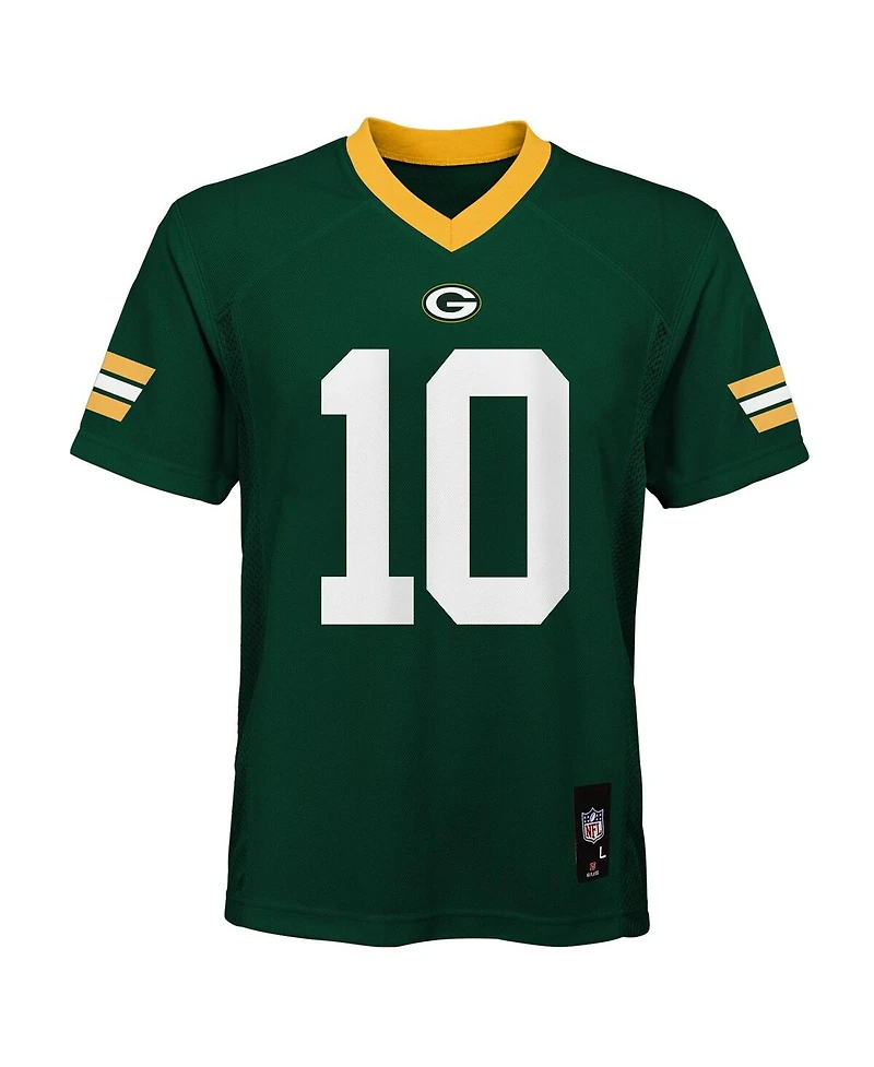 Outerstuff Preschool Jordan Love Green Bay Packers Replica Player Jersey