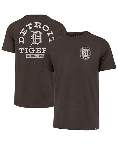 '47 Brand Men's Brown Detroit Tigers Back Canyon Franklin T-Shirt