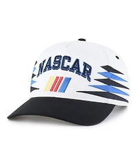 '47 Brand Men's White/Black Nascar Diamond Cut Hitch Adjustable Hat