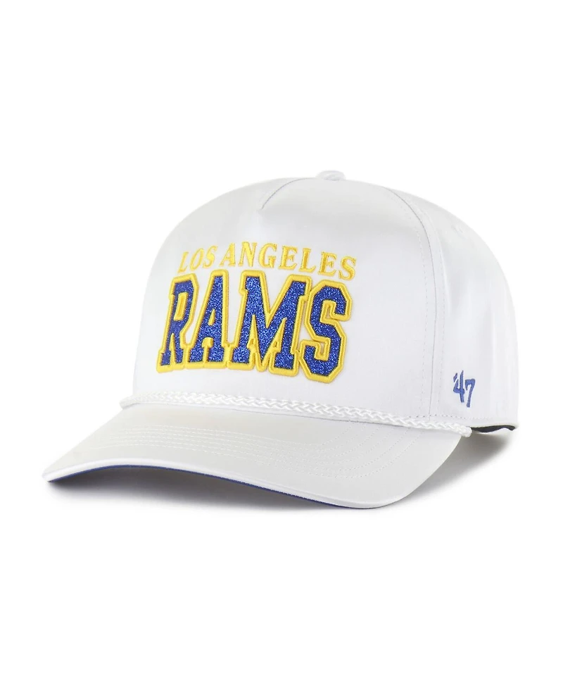 '47 Brand Women's White Los Angeles Rams Outspoken Hitch Adjustable Hat