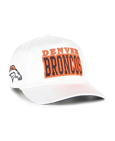 '47 Brand Women's White Denver Broncos Outspoken Hitch Adjustable Hat