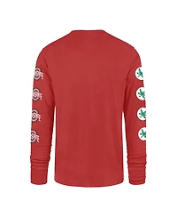 '47 Brand Men's Red Ohio State Buckeyes Go Big Long Sleeve T-Shirt