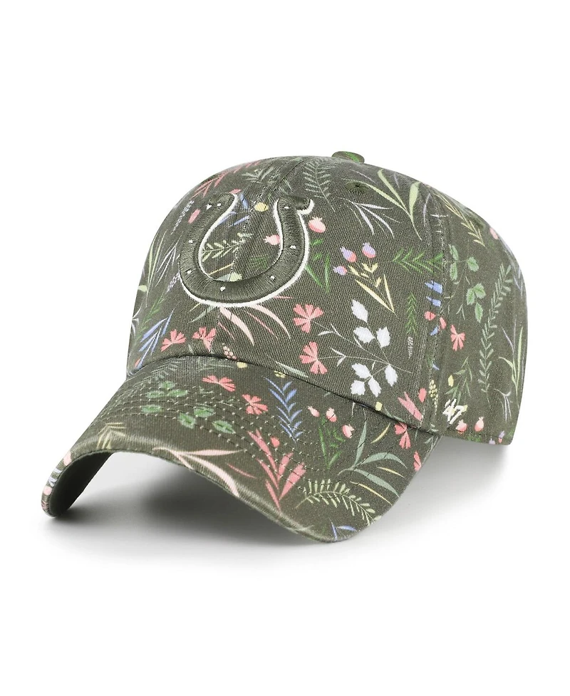 '47 Brand Women's Green Indianapolis Colts Verbena Clean Up Adjustable Hat