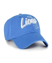 '47 Brand Women's Blue Detroit Lions Ariana Clean Up Adjustable Hat