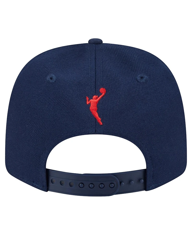 New Era Men's and Women's Navy Indiana Fever 9SEVENTY Checkerboard Print Adjustable Hat