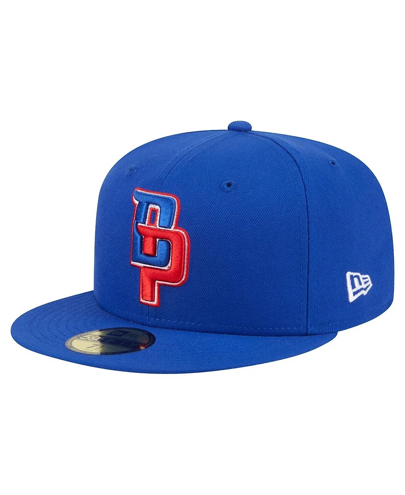 New Era Men's Blue Detroit Pistons Deceptor 59FIFTY Fitted Hat