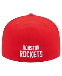 New Era Men's Red Houston Rockets Deceptor 59FIFTY Fitted Hat