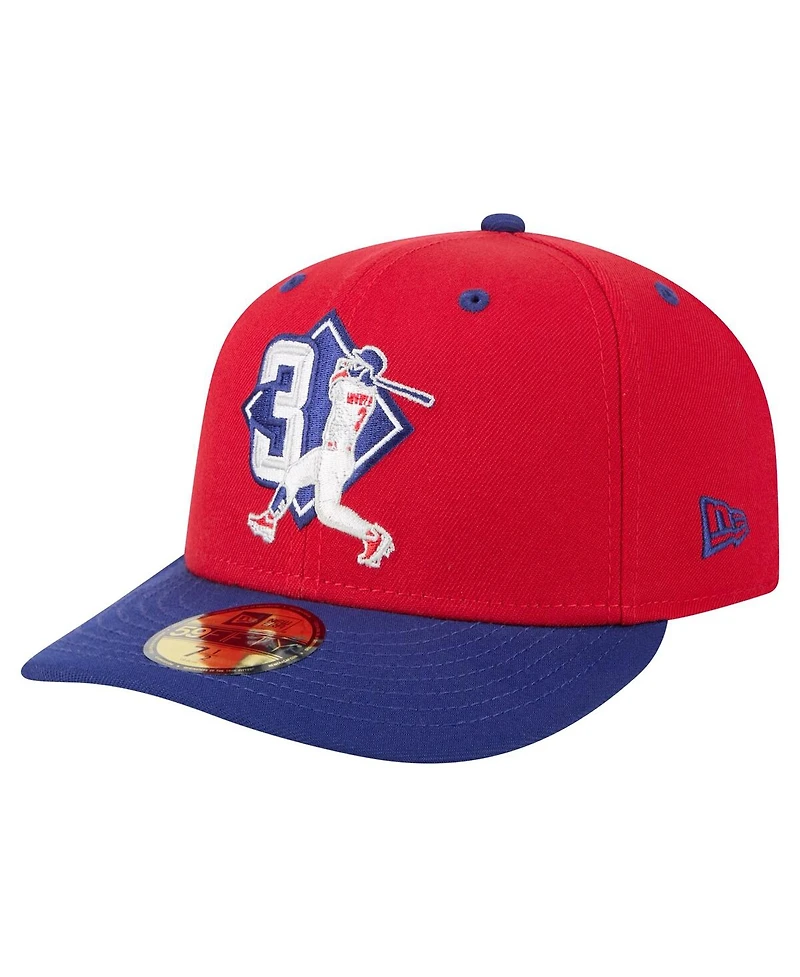 New Era Men's Bryce Harper Red Philadelphia Phillies 59FIFTY Fitted Hat