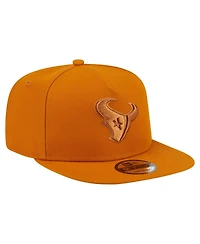 New Era Men's Brown Houston Texans Color Pack A-Frame 9FIFTY Snapback Hat