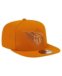New Era Men's Brown Tennessee Titans Color Pack A-Frame 9FIFTY Snapback Hat