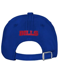Outerstuff Big Girls Royal Buffalo Bills Gridiron Adjustable Hat