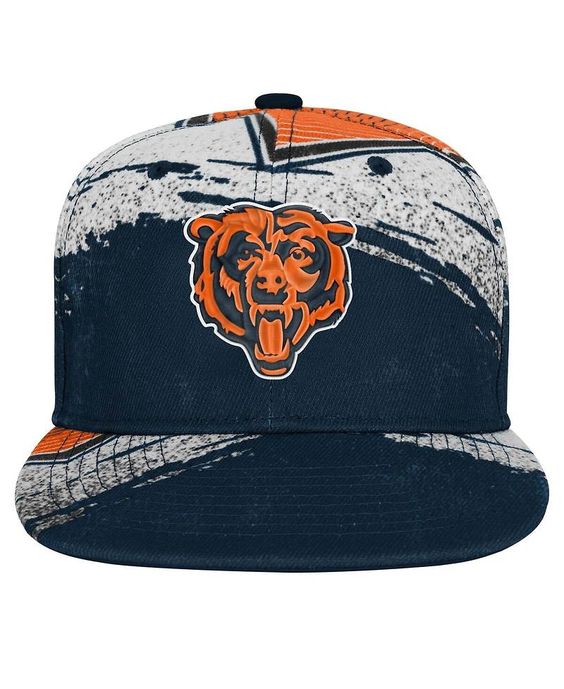 Outerstuff Big Boys and Girls Navy Chicago Bears Make Noise Adjustable Hat