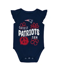 Outerstuff Baby Boys and Girls 2-Piece New England Patriots The Sunshine Bodysuit Set
