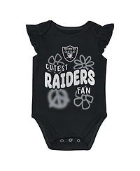Outerstuff Baby Boys and Girls 2-Piece Las Vegas Raiders The Sunshine Bodysuit Set