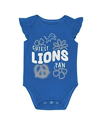 Outerstuff Baby Boys and Girls 2-Piece Detroit Lions The Sunshine Bodysuit Set