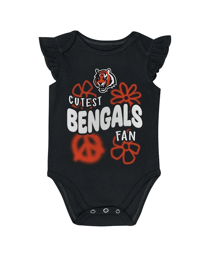 Outerstuff Baby Boys and Girls 2-Piece Cincinnati Bengals The Sunshine Bodysuit Set