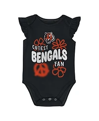 Outerstuff Baby Boys and Girls 2-Piece Cincinnati Bengals The Sunshine Bodysuit Set