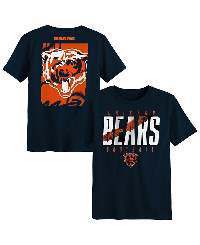 Outerstuff Preschool Navy Chicago Bears Posterize T-Shirt