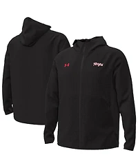 Under Armour Men's Black Maryland Terrapins Unstoppable Raglan Full-Zip Jacket