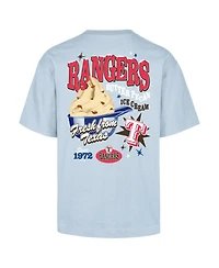'47 Brand Men's Light Blue Texas Rangers Ice Cream Parlor Foundation T-Shirt
