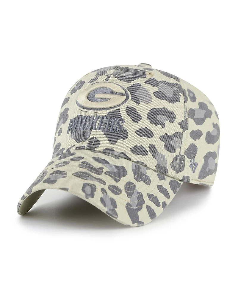 '47 Brand Women's Gray Green Bay Packers Bagheera Clean Up Adjustable Hat